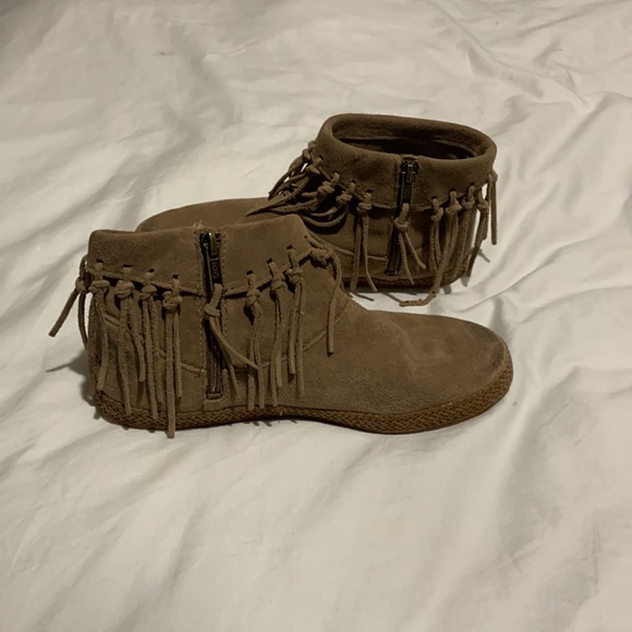 NEW Tan Suede UGG Moccasins - Main Image